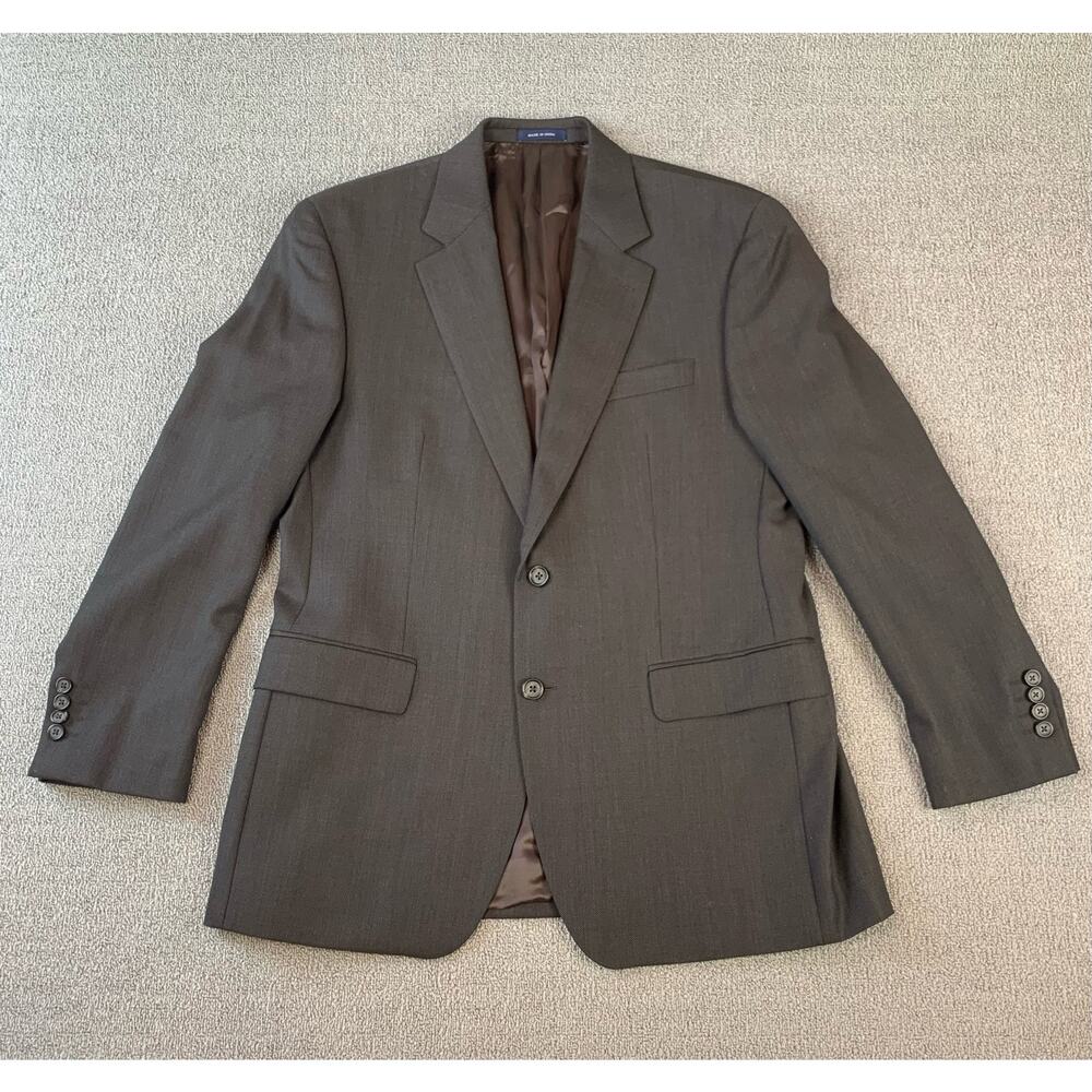 Ralph Lauren Suit Jacket Blazer Wool Brown 40R‎
